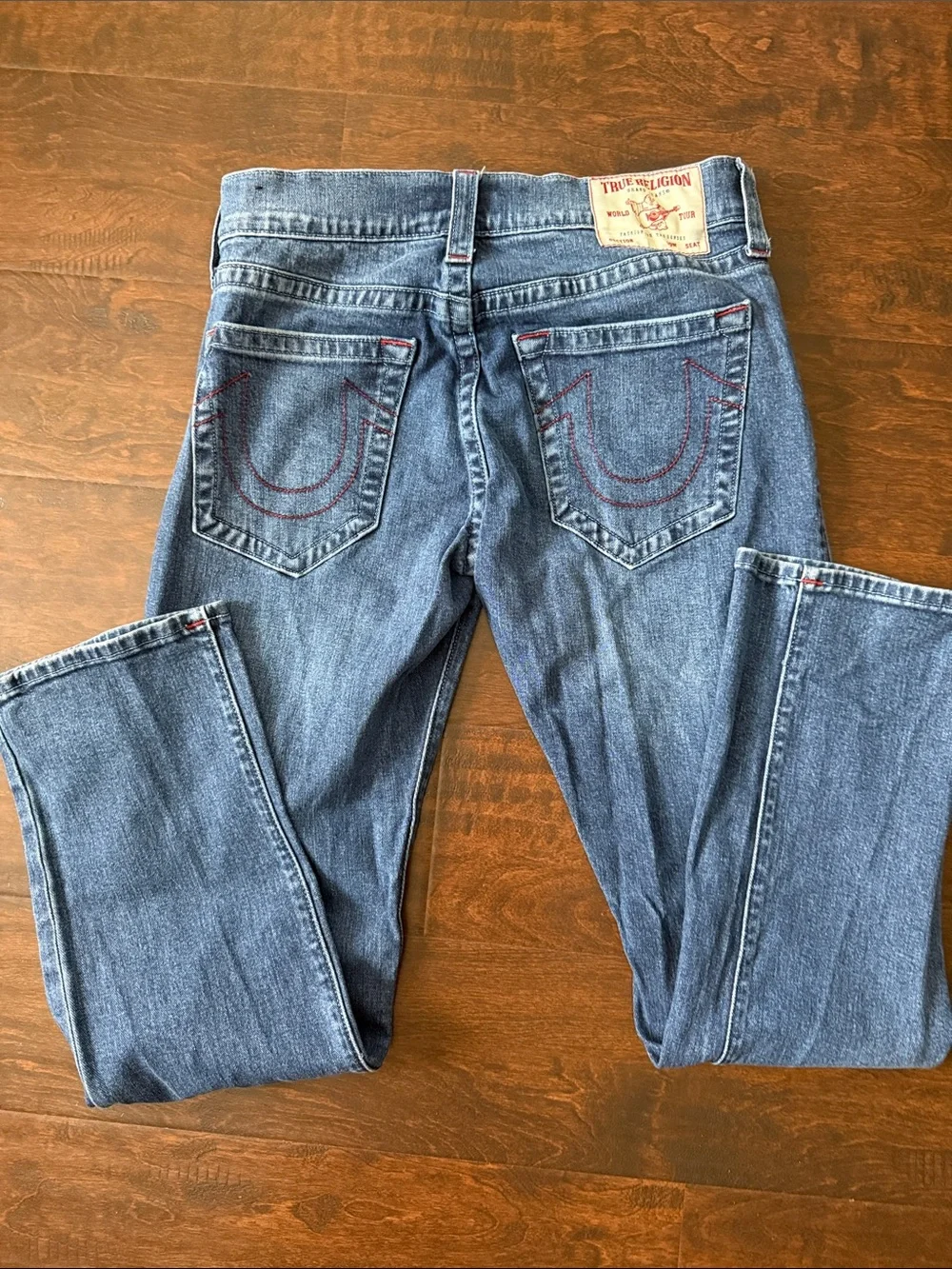 True Religion Men's Medium Blue Straight Jeans